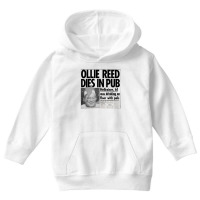 Oliver Reed Obituary Youth Hoodie | Artistshot