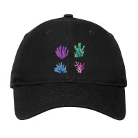 Crustaceancore Coral  Pack Adjustable Cap | Artistshot