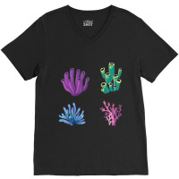 Crustaceancore Coral  Pack V-neck Tee | Artistshot