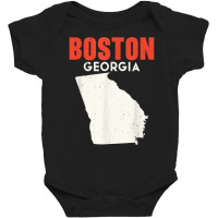 Boston Georgia Usa State America Travel Georgian Atlanta T Shirt Baby Bodysuit | Artistshot