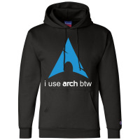 I Use Arch Btw Linux Champion Hoodie | Artistshot