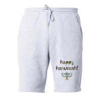 Happy Hanukkah  Jewish Holiday Chanukah Fleece Short | Artistshot