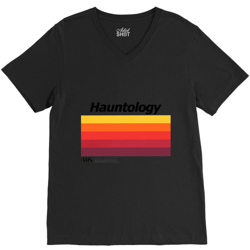 Hauntology V-Neck Tee by cm-arts | Artistshot