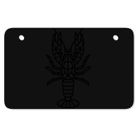 Crustaceancore For Ocean And Animal Lovers Sea Life Atv License Plate | Artistshot