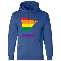 Minnesota Rainbow Flag Champion Hoodie | Artistshot