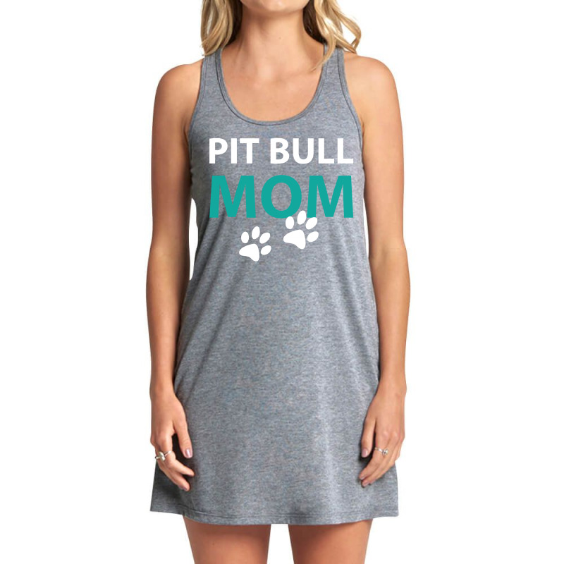 Pit Bull Mom Tank Dress by SabriAcar | Artistshot