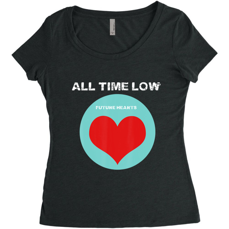 All Time Low Future Hearts Women's Triblend Scoop T-shirt by cm-arts | Artistshot