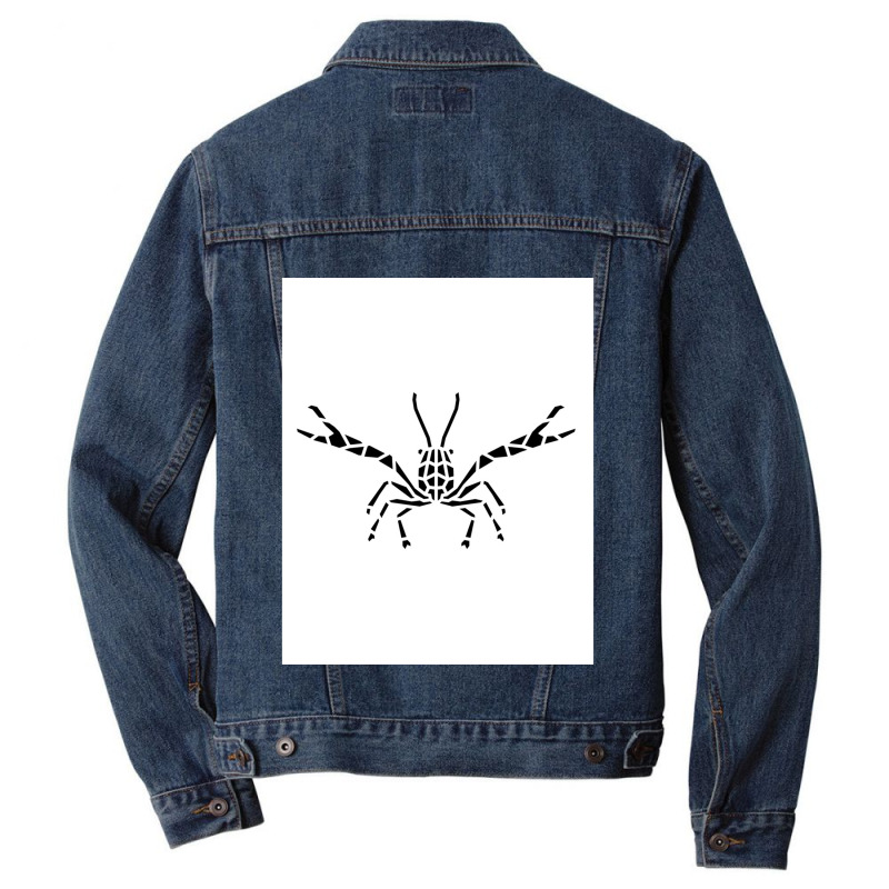 Crustaceancore For Ocean And Animal Lovers Sea Life Graphic Men Denim Jacket | Artistshot