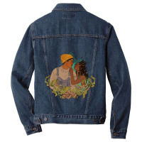 The Mermaid And The Lighthouse Keeper Men Denim Jacket | Artistshot