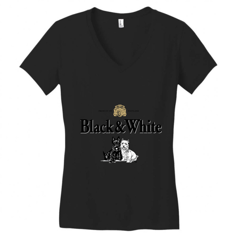 Loroati-black-and-white-whisky-keadaan Relaxed Fit Women's V-Neck T-Shirt by DARRELLBARNES | Artistshot