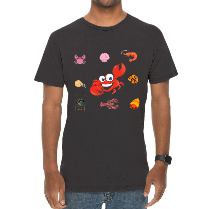 Crustaceancore Funny Vintage T-shirt | Artistshot