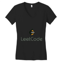 Leetcode Women's V-neck T-shirt | Artistshot