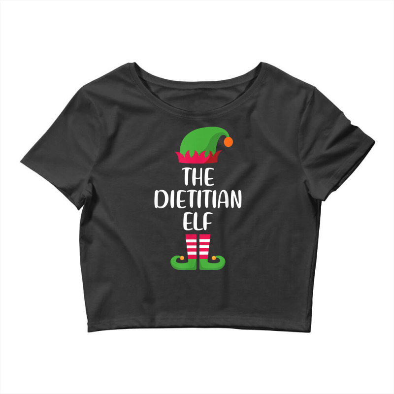 Dietitian Elf Family Matching Group Christmas Pajama Gift T Shirt Crop Top by cm-arts | Artistshot