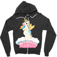 Raibnow Unicorse Zipper Hoodie | Artistshot