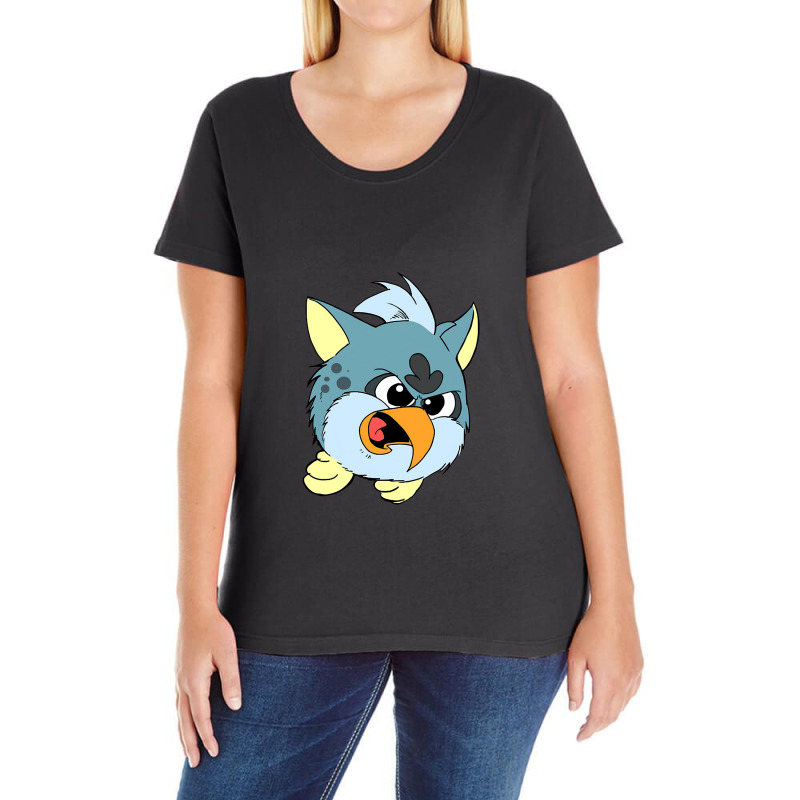 Angry Furbs Ladies Curvy T-Shirt by lullabellelaart | Artistshot