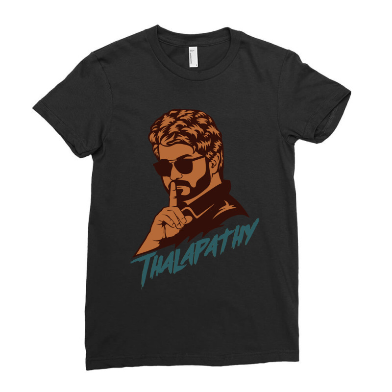 Master Movie Tamil  Thalapathy Vijay Movie 2 Ladies Fitted T-Shirt by DARRELLBARNES | Artistshot