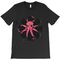 Red Octopus Vintage T-shirt | Artistshot