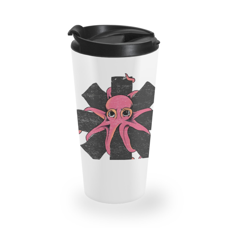 Red Octopus Vintage Travel Mug | Artistshot