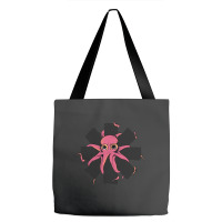 Red Octopus Vintage Tote Bags | Artistshot