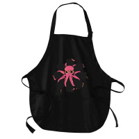 Red Octopus Vintage Medium-length Apron | Artistshot