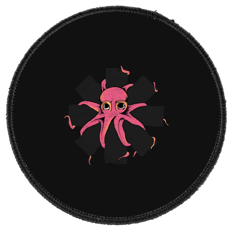 Red Octopus Vintage Round Patch | Artistshot