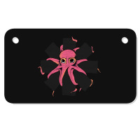 Red Octopus Vintage Motorcycle License Plate | Artistshot