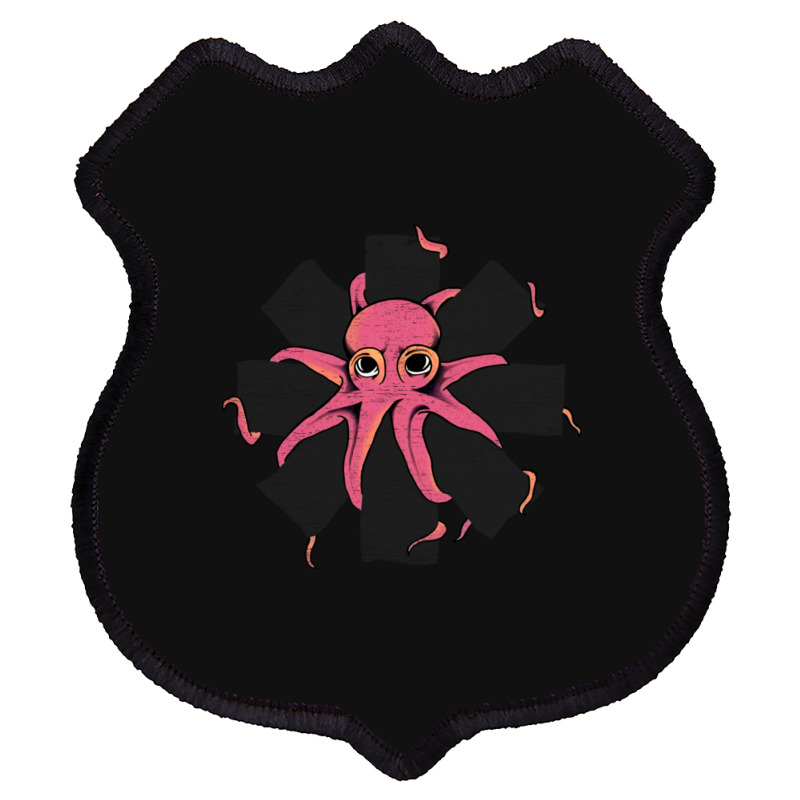 Red Octopus Vintage Shield Patch | Artistshot