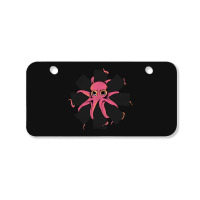 Red Octopus Vintage Bicycle License Plate | Artistshot