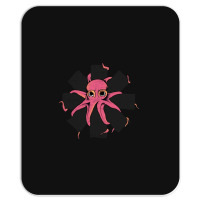 Red Octopus Vintage Mousepad | Artistshot