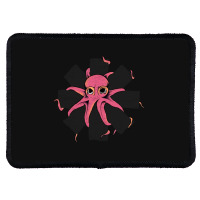 Red Octopus Vintage Rectangle Patch | Artistshot