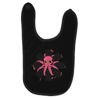 Red Octopus Vintage Baby Bibs | Artistshot