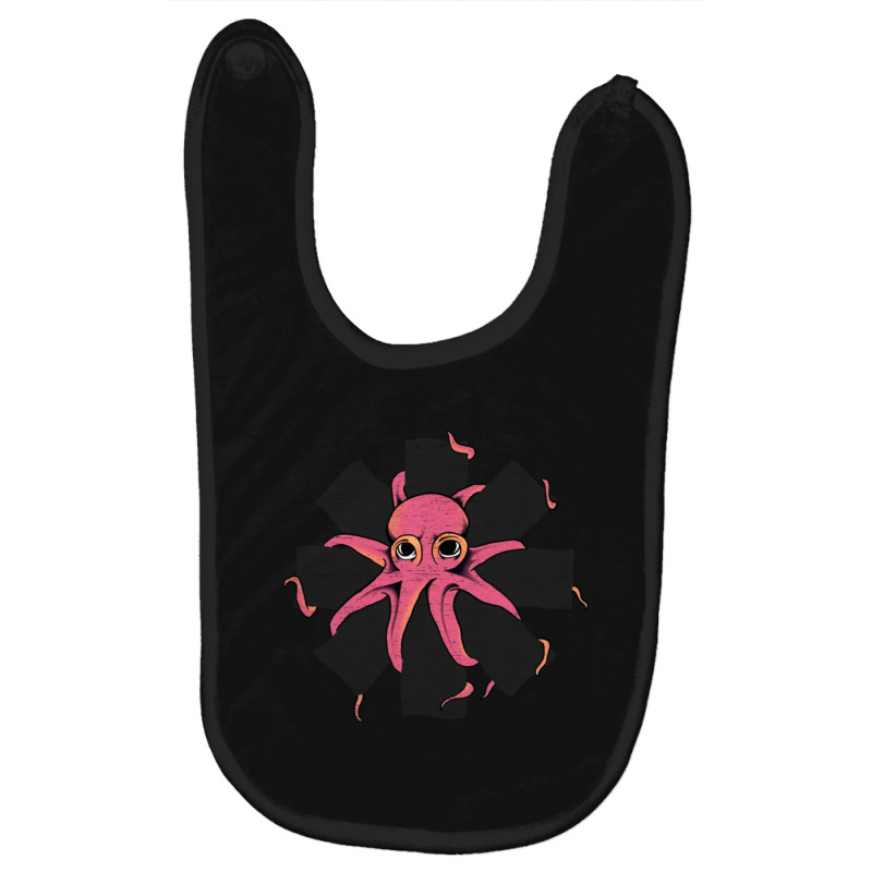 Red Octopus Vintage Baby Bibs | Artistshot