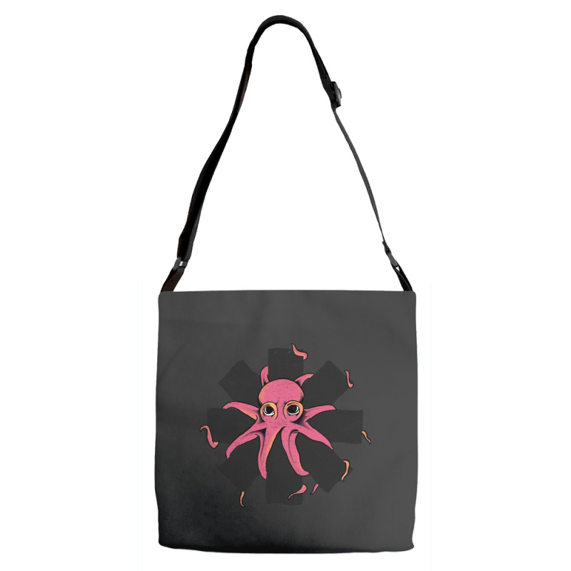 Red Octopus Vintage Adjustable Strap Totes | Artistshot