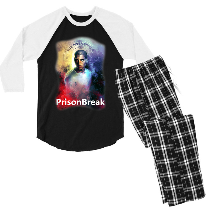 Prison Break Men's 3/4 Sleeve Pajama Set by zainuljaelani | Artistshot