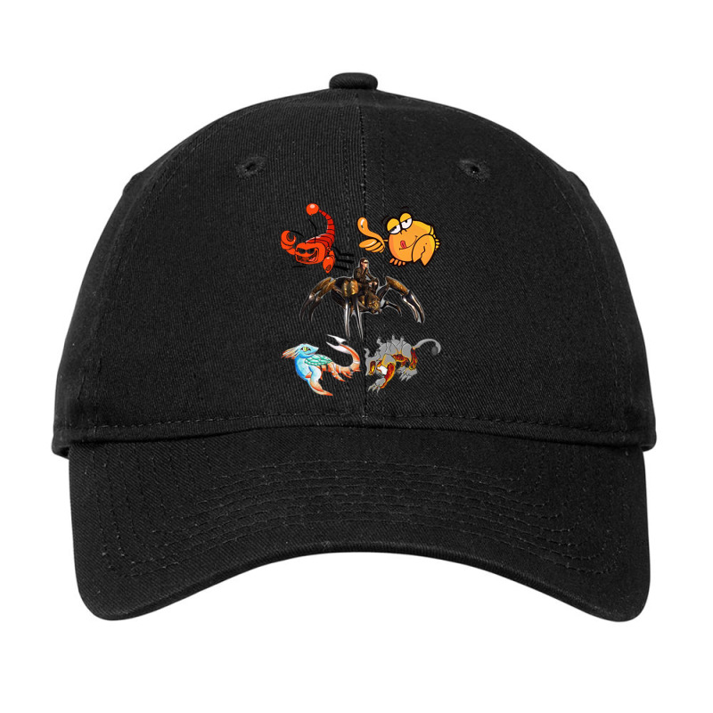 Crustaceancore Ocean Lovers Sea Life Animal Lovers 4 Adjustable Cap | Artistshot