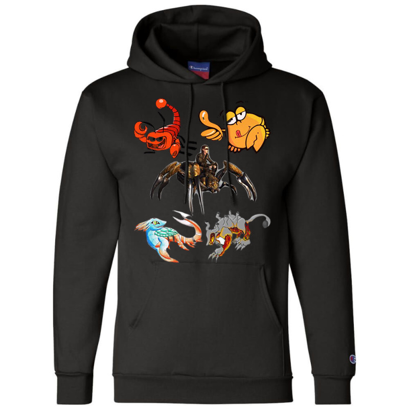 Crustaceancore Ocean Lovers Sea Life Animal Lovers 4 Champion Hoodie | Artistshot