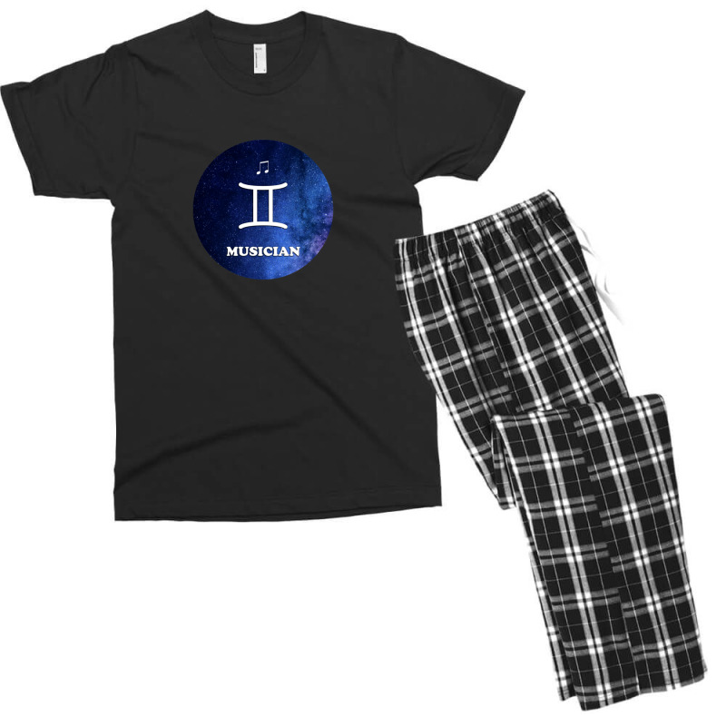 Gemini Musician Men's T-shirt Pajama Set by MarlonChristopherMoyer | Artistshot