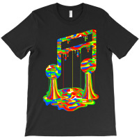 Melting Music Note Cute Musician Song Writer Singer T-shirt | Artistshot