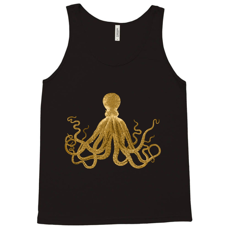 Golden  Crustaceancore Tank Top | Artistshot