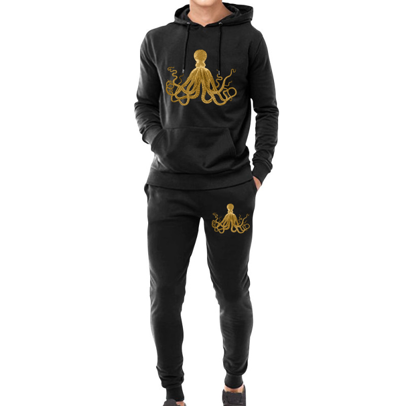 Golden  Crustaceancore Hoodie & Jogger Set | Artistshot