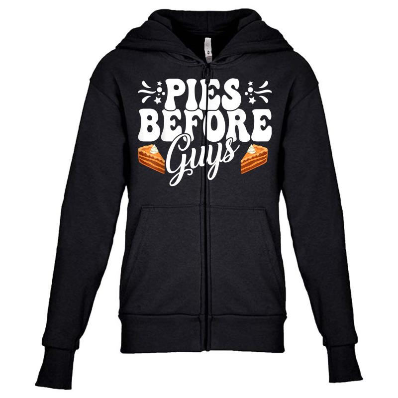 Funny Thanksgiving Pies Before Guys Apparel T Shirt Youth Zipper Hoodie by cm-arts | Artistshot