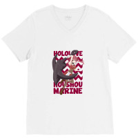 Hololive   Houshou Marine V-neck Tee | Artistshot