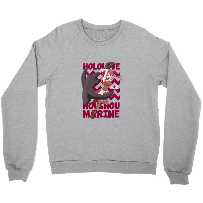 Hololive   Houshou Marine Crewneck Sweatshirt by lullabellelaart | Artistshot