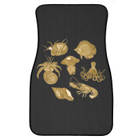 Golden Crustaceancore Front Car Mat | Artistshot