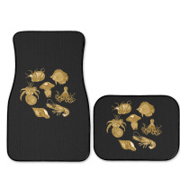 Golden Crustaceancore Full Set Car Mats | Artistshot