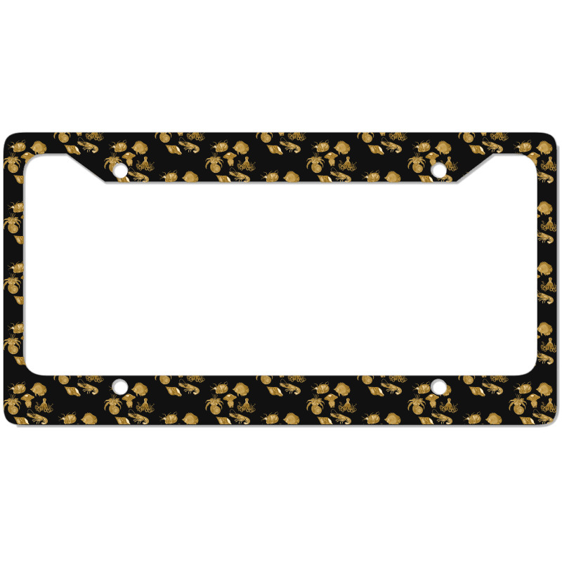 Golden Crustaceancore License Plate Frame | Artistshot