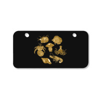 Golden Crustaceancore Bicycle License Plate | Artistshot