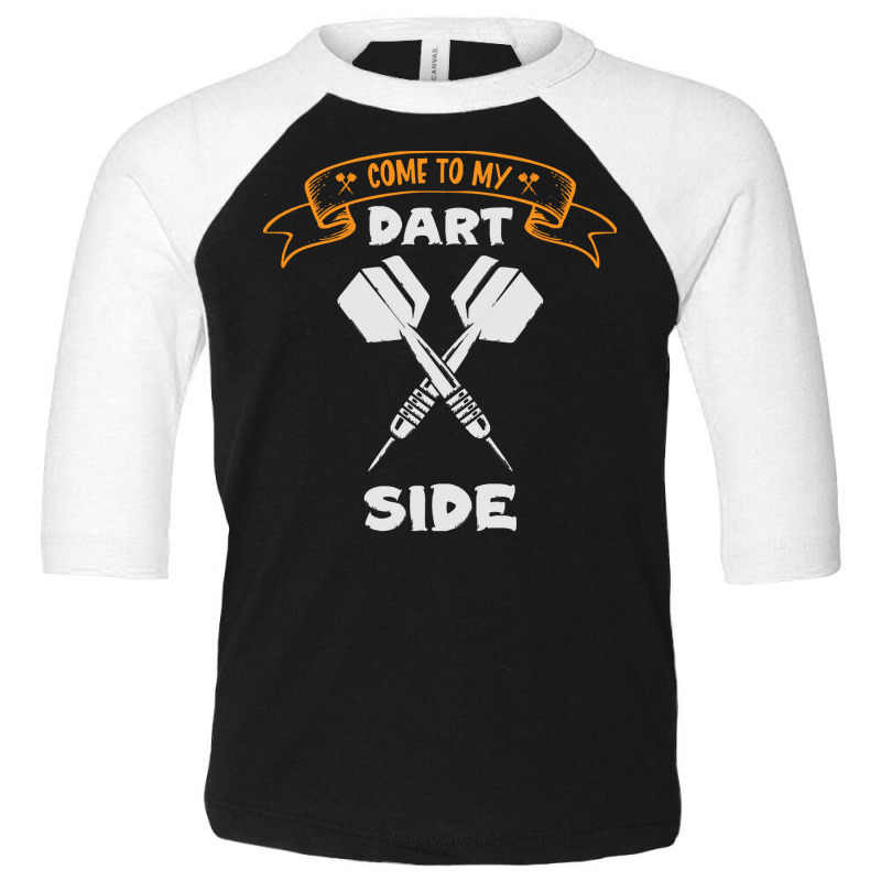 Dart T  Shirt Darts Darts Player Dartboard Darting T  Shirt Toddler 3/4 Sleeve Tee by pintailminnow | Artistshot