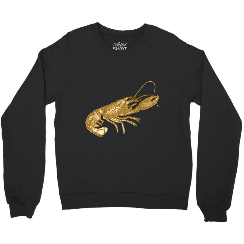 Golden Crustaceancore Crewneck Sweatshirt | Artistshot