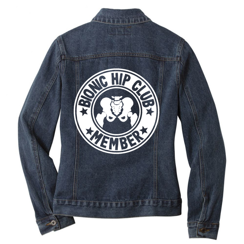 Bionic Hip Club Book Ladies Denim Jacket by fidele milio | Artistshot